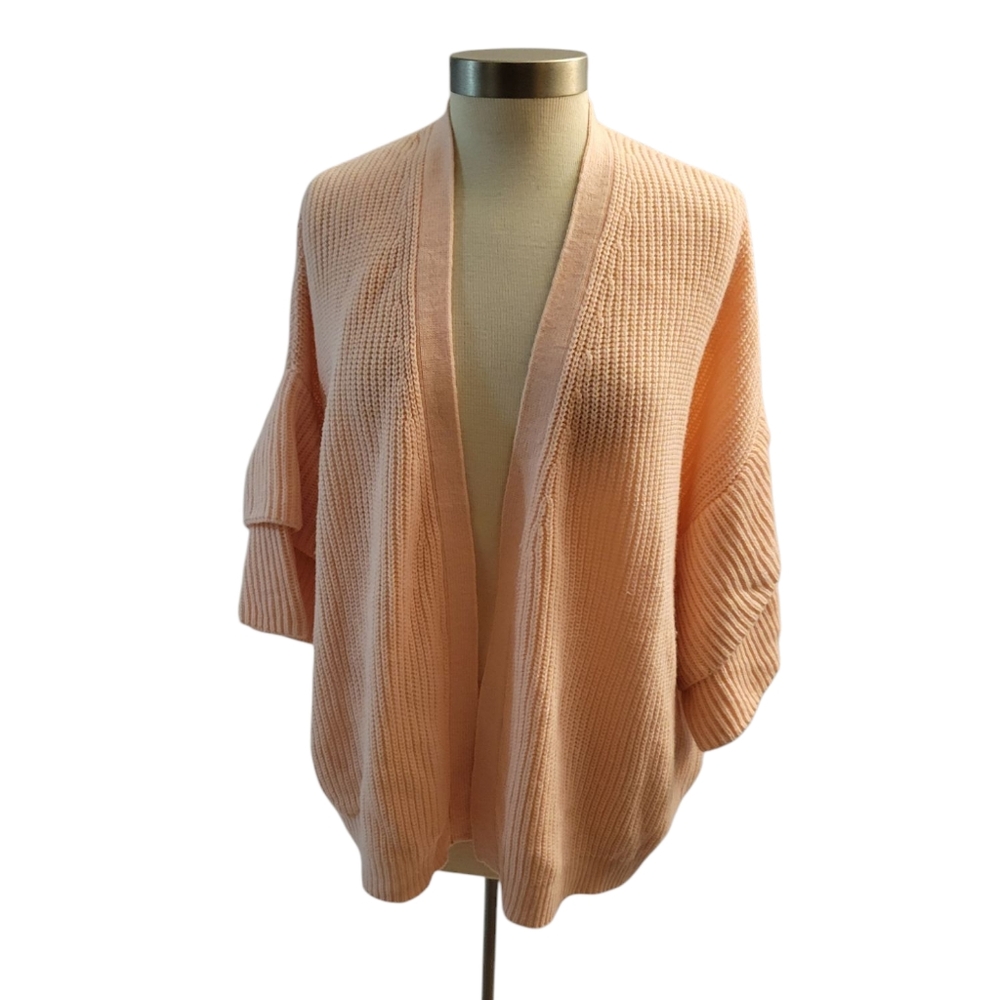 Lane Bryant Open Cardigan Ruffle Sweater